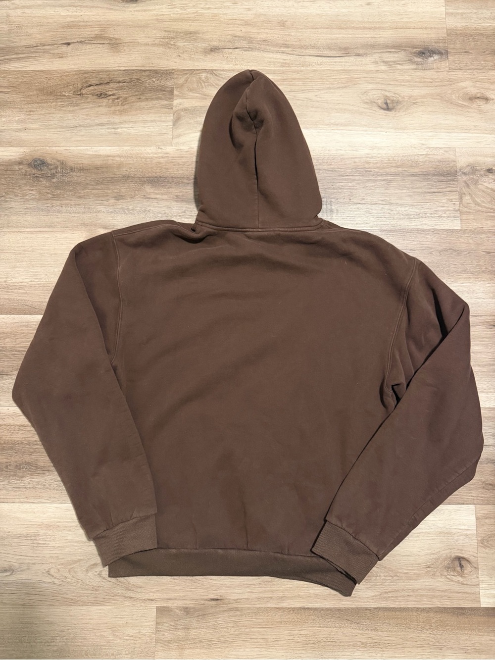 Comfrt Oversized Chocolate Brown Hoodie Size Large Comfy Cozy - Picture 2 of 6
